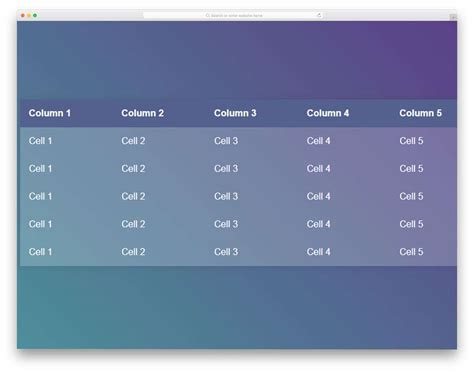 40 Best CSS Table Templates For Creating Appealing Tables 2021