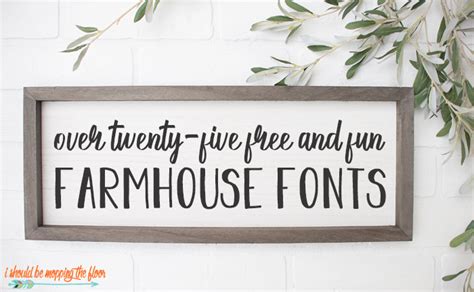 Farmhouse Font Styles | Junanlus Traciones