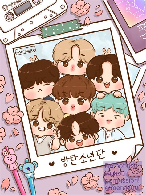 Merve⁷ ̈ 🎨 on Twitter | Bts fanart, Bts wallpaper, Bts drawings