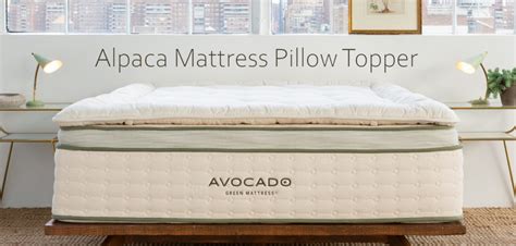 Avocado Alpaca Mattress Topper - Our Sleep Guide