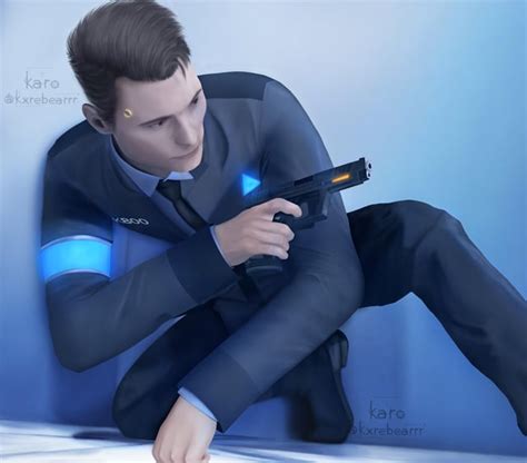 Connor fan art by me! : r/DetroitBecomeHuman