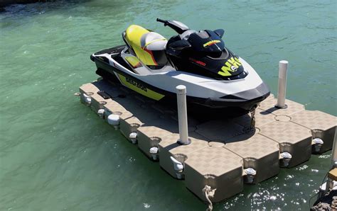 Jet Ski Floating Dock Photos & Videos - Candock Miami