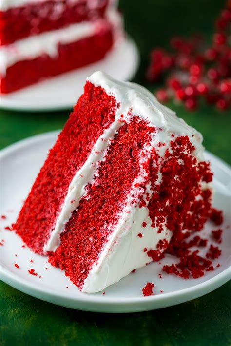 Red Velvet Cake with Cream Cheese Frosting - Baker by Nature