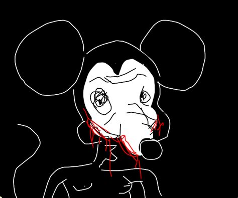 Creepy Mickey Mouse - Drawception