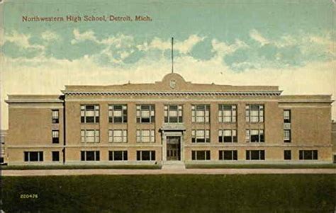 Northwestern High School Detroit, Michigan MI Original Vintage Postcard at Amazon's ...