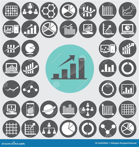 Business Infographic Icons Set. Stock Illustration - Illustration of management, coin: 44443066