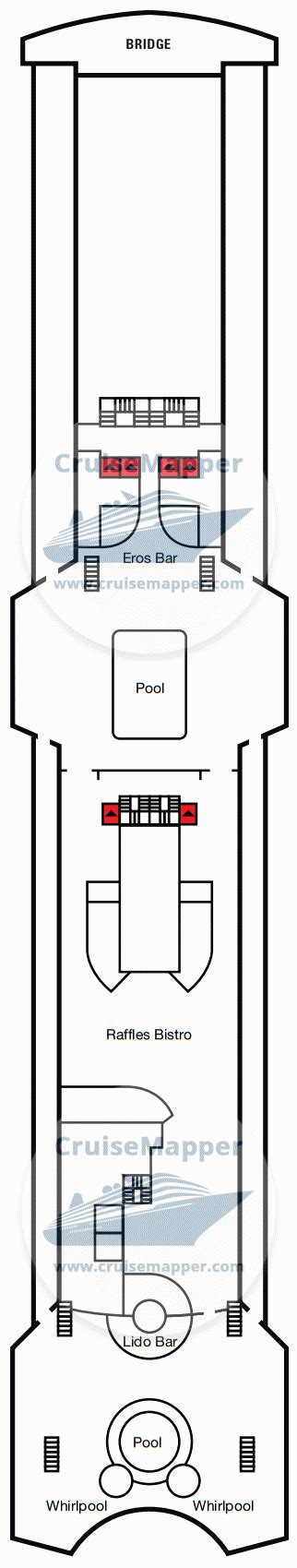 CMV Magellan deck 10 plan | CruiseMapper