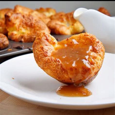 Yorkshire pudding with gravy! Heaven! | Savoury food, Yorkshire pudding recipes, Yorkshire pudding