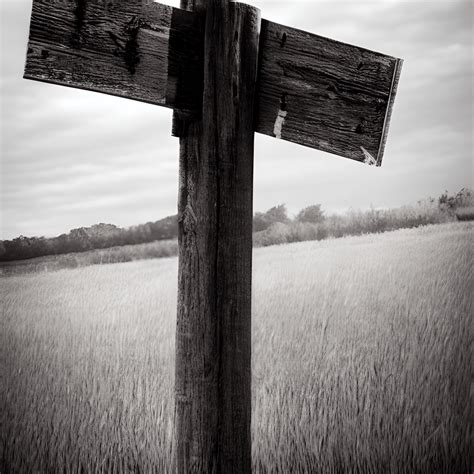 Weathered Country Road Sign · Creative Fabrica