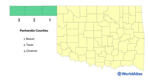 Oklahoma Panhandle - WorldAtlas