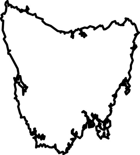 Tasmania Map Australia · Free vector graphic on Pixabay