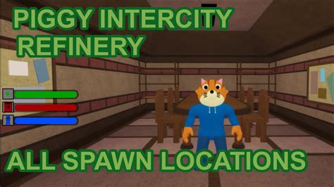 Piggy: Intercity Refinery All spawn locations - YouTube