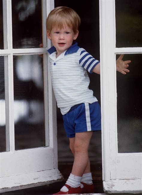 Royal Family Around the World: Childhood Photos of Prince Harry shine a light as he plays with ...