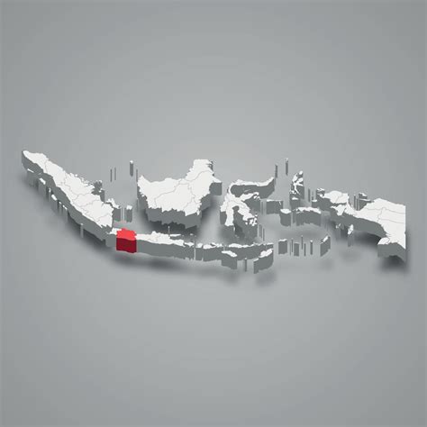 West Java province location Indonesia 3d map 28622998 Vector Art at Vecteezy