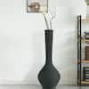 Uniquewise Tall Floor Vase, Modern Charcoal Grey Extra Large Floor Vase ...