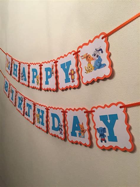 Word Party Birthday Banner. -Great quality. -Each Square measures 5 ...