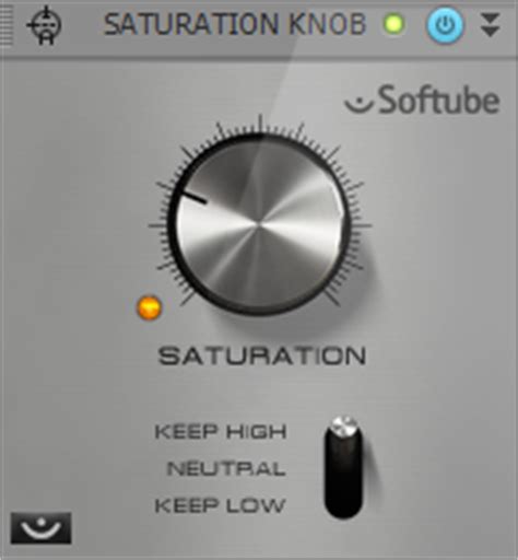 Saturation Knob by Softube - Saturation Plugin VST VST3 Audio Unit AAX