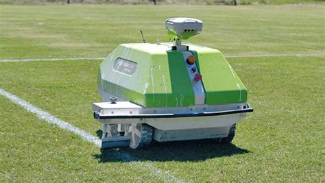 GNSS-guided Turf Tank employed to paint stadium lines - GPS World