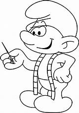 New Tailor Smurf Coloring Page  Wecoloringpagecom sketch template