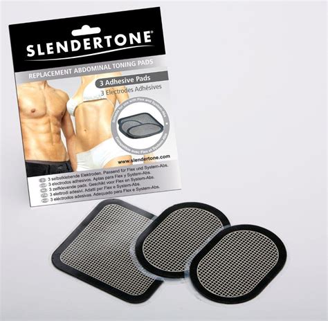 Slendertone Replacement Gel Pads for All Slendertone Abdominal Belts, 1 Set (3 Gel Pads) - For Moms