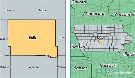 Map Of Polk County Iowa | Draw A Topographic Map