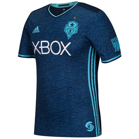 adidas Seattle Sounders FC Pacific Blue 2016/17 Authentic Third Jersey