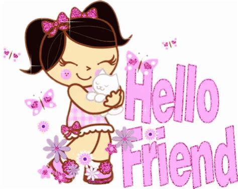 Friend Hello GIF - Friend Hello Hug - Discover & Share GIFs | Hello friends images, Hello ...