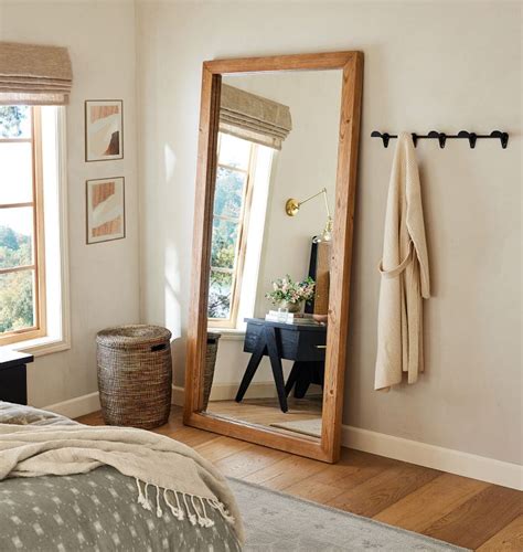 Clayton Chunky Wood Frame Mirror | Rejuvenation