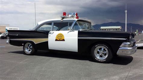 Utah Highway Patrol 1958 Ford Fairlane | Police cars, Old police cars ...