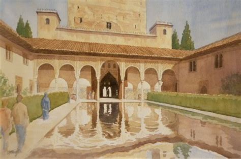 Alhambra, Granada - Chris Fothergill - Architectural Artist and Illustrator