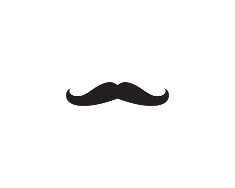 moustache logo vector template 597338 Vector Art at Vecteezy