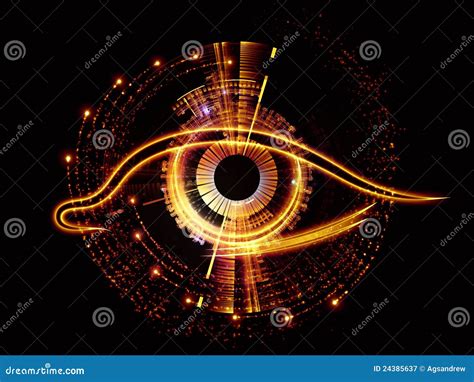 Eye Of Artificial Intelligence Royalty Free Stock Photography - Image: 24385637