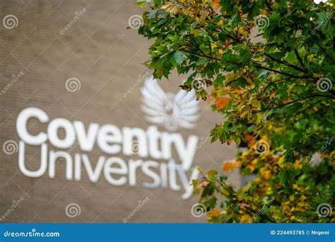 Coventry University Logo at Wall of University Building Editorial Image - Image of england ...