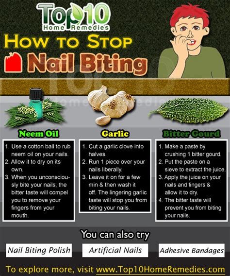 How to Stop Nail Biting | Top 10 Home Remedies