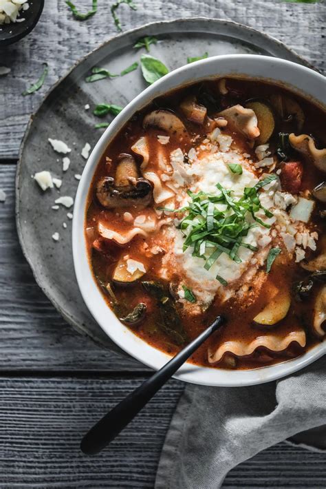 VEGETABLE LASAGNA SOUP - ful-filled