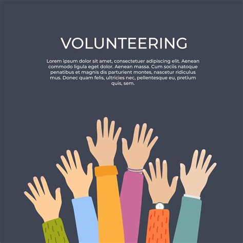 Volunteering Concept background. Vector Illustration. 3355473 Vector ...