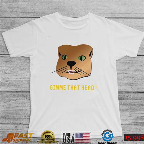 Pittsburgh Panthers mascot face Gimme that head shirt - Gearbloom