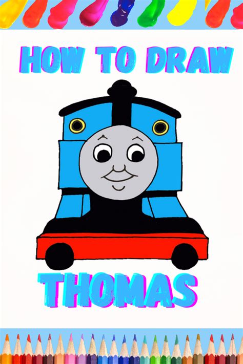 Click to watch video: How to draw Thomas the train from #thomasandfriends step by step easy for ...