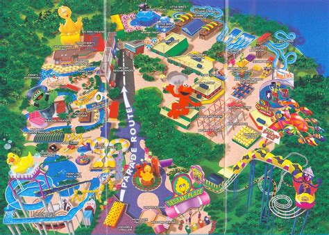 Theme Park Brochures Sesame Place - Theme Park Brochures