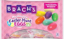 Brach's Marshmallow Easter Hunt Eggs 7 Ounce Bag - 4 / Box - Candy ...