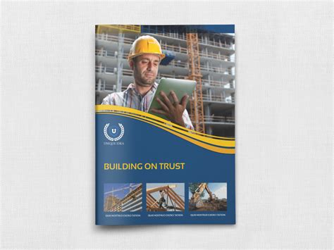 Construction Brochure Template by OWPictures on Dribbble