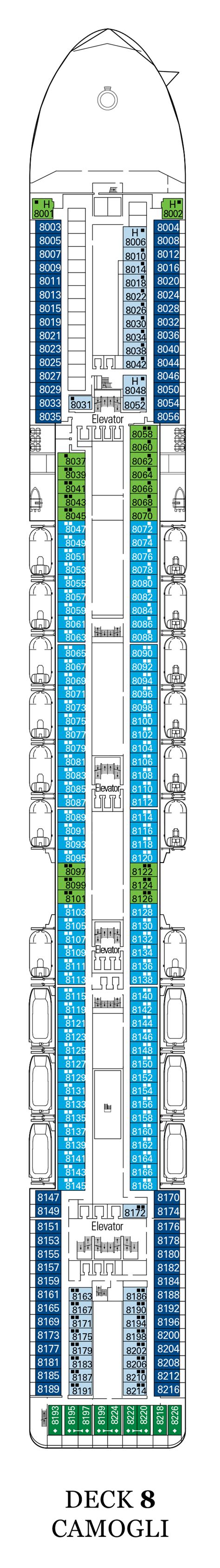 MSC Magnifica Deck Plans | CruiseInd