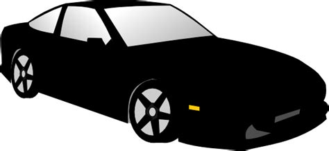 Black Car With Yellow Head Light Clip Art at Clker.com - vector clip art online, royalty free ...