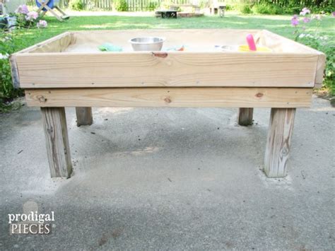 Backyard Fun ~ DIY Style #1 ~ Sand Table - Prodigal Pieces