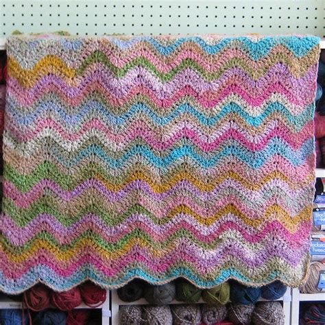 Simple Crochet Ripple Baby Blanket Pattern FREE – Knit-O-Matic