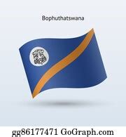 1 Bophuthatswana Flag Waving Form Clip Art | Royalty Free - GoGraph