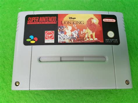 Lion King Super Nintendo Snes (406123839) ᐈ SpelHem på Tradera