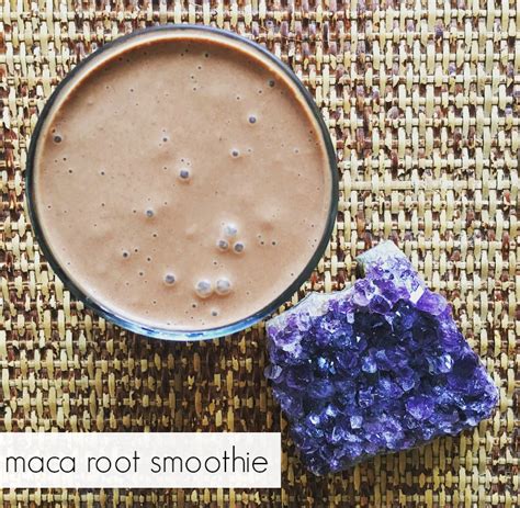 Maca Root + Cacao Smoothie Recipe + Benefits | The Friendly Fig