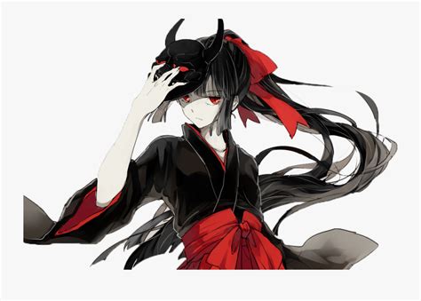 Demon Girl Png - Anime Girl Demon With Mask , Free Transparent Clipart - ClipartKey