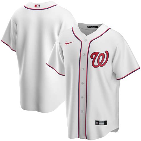 Youth Washington Nationals Nike White Home Replica Team - Jersey